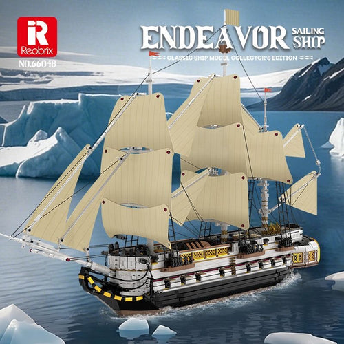 Afobrick Reobrix 66048 Endeavour Sailing Ship