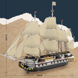 Afobrick Reobrix 66048 Endeavour Sailing Ship, view 2