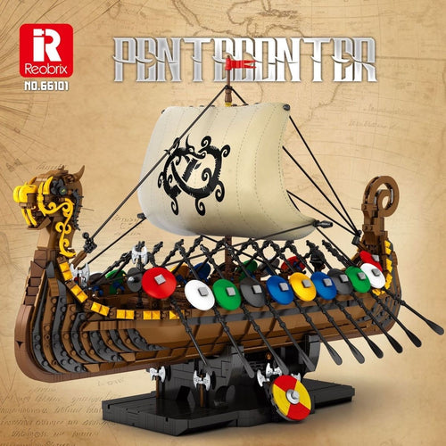 Afobrick Reobrix 66101 Viking warship