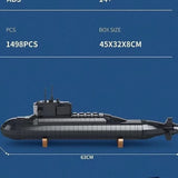 Afobrick Reobrix 800 Type 094 strategic nuclear submarine, view 5
