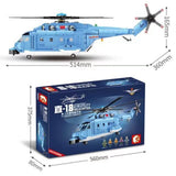 Afobrick Sembo 202051  Z-18 Utility Helicopter, view 4