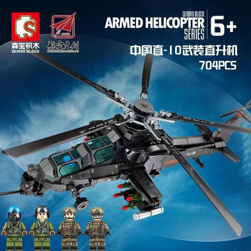 Afobrick Sembo 202119 Z-10 Attack Helicopter