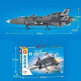 Afobrick Sembo 202199 J-20 fighter, view 5