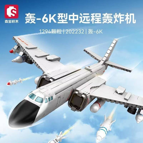 Afobrick SEMBO 202232 H-6K Medium And Long-Range Bomber