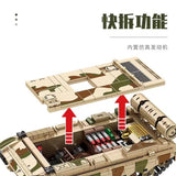 Afobrick SEMBO 203127 Type 88A Main Battle Tank, view 6