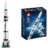 Afobrick SEMBO 203305 Long March 1 rocket, view 2