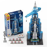Afobrick SEMBO 203308 manned spaceship launch base, view 2