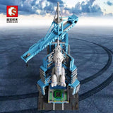 Afobrick SEMBO 203308 manned spaceship launch base, view 5