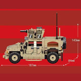 Afobrick SEMBO 207122 M-ATV Anti-Mine Anti-Ambush All Terrain Vehicle, view 4