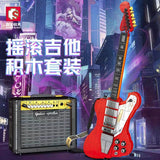 Afobrick SEMBO 708946 Magic Music Electric Guitar, view 5