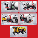 Afobrick Sembo 712037 SANY Concrete Mixer Truck and Trailer Pump, view 2