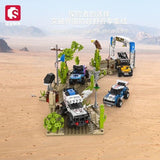 Afobrick Sembo Cool convoy off-road vehicle scene 714316-714319, view 3