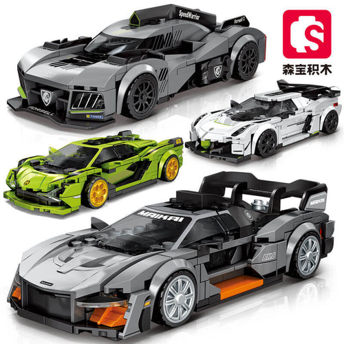 Afobrick Sembo World Famous Car 714540-714543