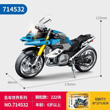 Afobrick Sembo World Famous Motorcycle 714532-714535, view 6