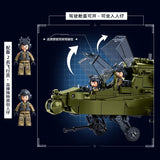 Afobrick Sluban Apache attack helicopter, view 2