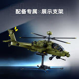 Afobrick Sluban Apache attack helicopter, view 3