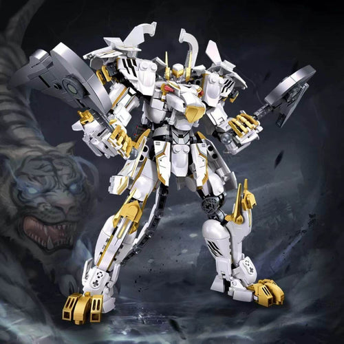 Afobrick Sluban Classic of Mountains and Seas White Tiger Mecha