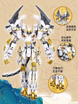Afobrick Sluban Classic of Mountains and Seas White Tiger Mecha, view 2