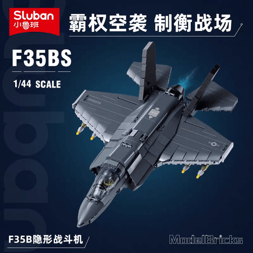 Afobrick Sluban F35-BS stealth fighter