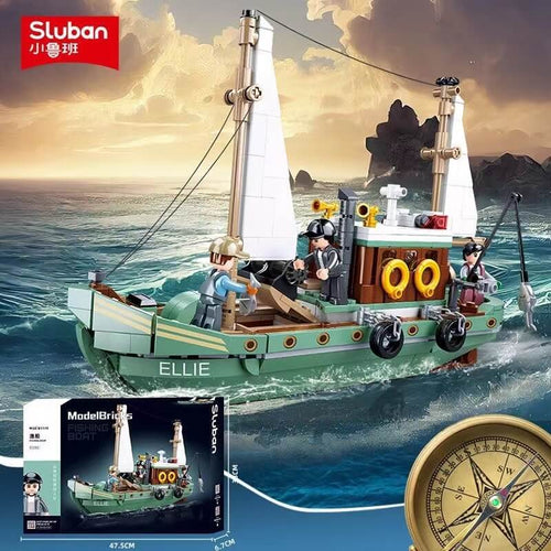 Afobrick SLUBAN Fishing Boat