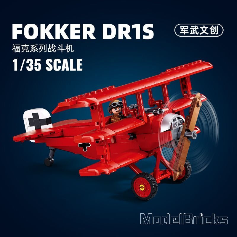 Afobrick Sluban Fokker DR1S