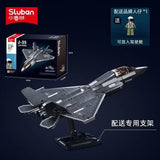 Afobrick Sluban J-35 Stealth Fighter Metallic Painted Version, view 3