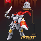 Afobrick Sluban Knight and Samurai Mecha, view 2