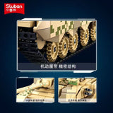 Afobrick Sluban Military 99A Tank, view 4
