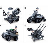 Afobrick SLUBAN Military Anti-Aircraft 4 IN 1, view 3