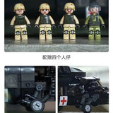 Afobrick Sluban Military Black Hawk Helicopter 692PCS, view 3