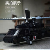 Afobrick Sluban Military Black Hawk Helicopter 692PCS, view 4