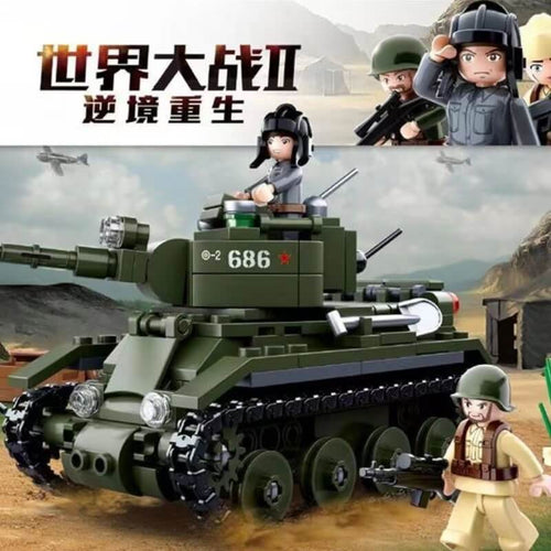 Afobrick Sluban Military BT-7 Cavalry Tank