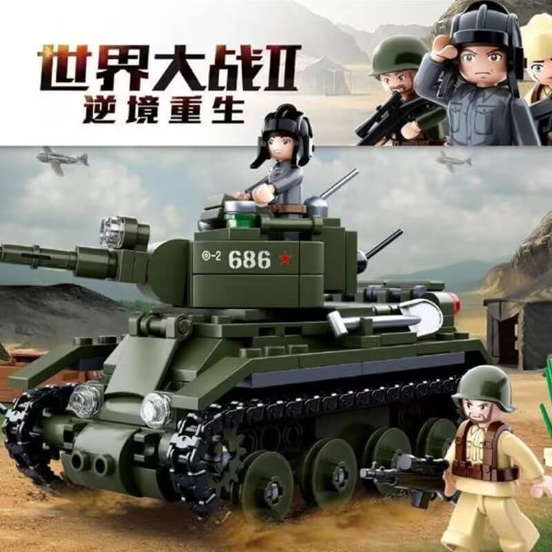 Afobrick Sluban Military BT-7 Cavalry Tank