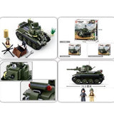 Afobrick Sluban Military BT-7 Cavalry Tank, view 2