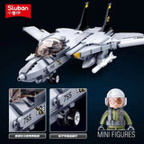Afobrick Sluban Military F14D Tomcat Fighter, view 4