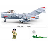 Afobrick SLUBAN Military Fighter MIG 15, view 3