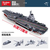 Afobrick SLUBAN Military Fujian aircraft carrier 1:450, view 3