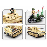 Afobrick SLUBAN Military Germany Panzer IV Tank, view 3