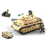 Afobrick SLUBAN Military Germany Panzer IV Tank, view 4