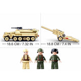 Afobrick Sluban Military half-tracked personnel carrier, view 3