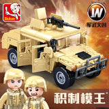 Afobrick SLUBAN Military Hummered Jeeped H1, view 2