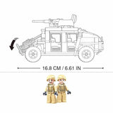 Afobrick SLUBAN Military Hummered Jeeped H1, view 4