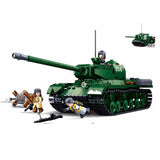 Afobrick Sluban Military WW2 IS-2 Heavy Tank, view 2