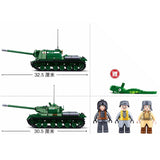 Afobrick Sluban Military WW2 IS-2 Heavy Tank, view 4