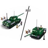 Afobrick Sluban Military WW2 IS-2 Heavy Tank, view 5