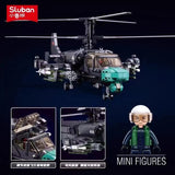 Afobrick Sluban Military KA-52S Armed Helicopter, view 3