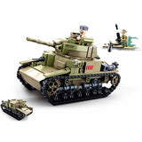 Afobrick SLUBAN WW2 Military M13/40 Medium Tank, view 2