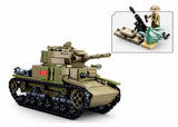 Afobrick SLUBAN WW2 Military M13/40 Medium Tank, view 3