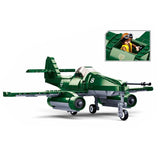 Afobrick SLUBAN WW2 Military Me-262 Jet Fighter, view 2