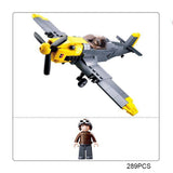 Afobrick Sluban WW2 Military Messerschimitt BF 109, view 2